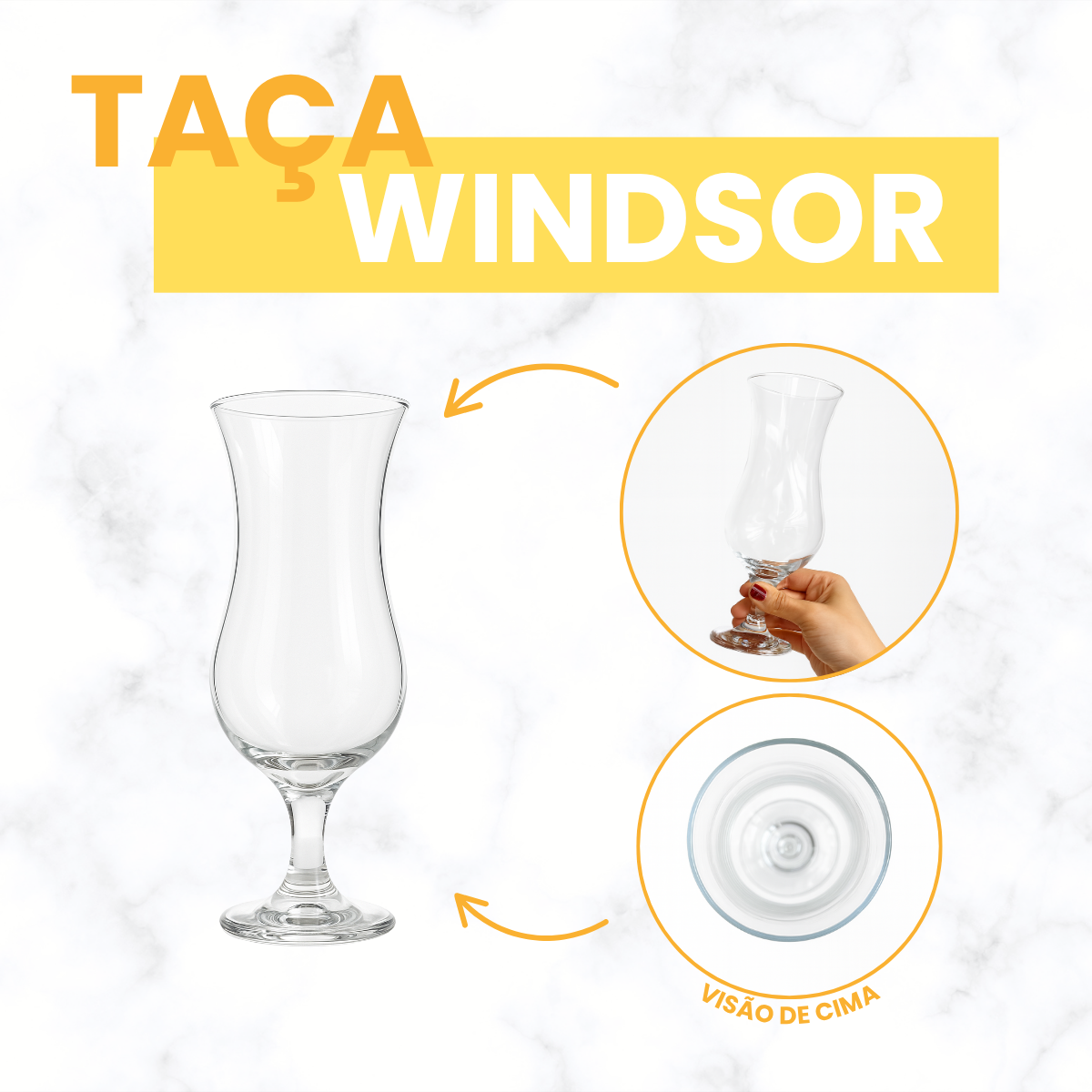 Taça Windsor Coquetel 380ml