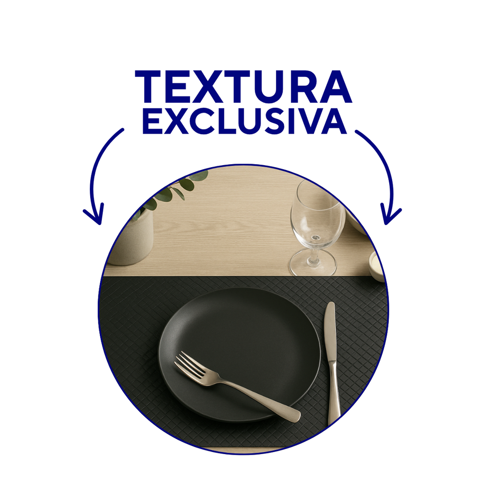 Lugar Americano Premium Preto - A Gourmet