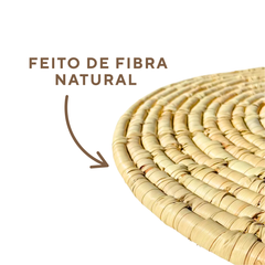 Sousplat de Fibra Natural 35cm - A Gourmet