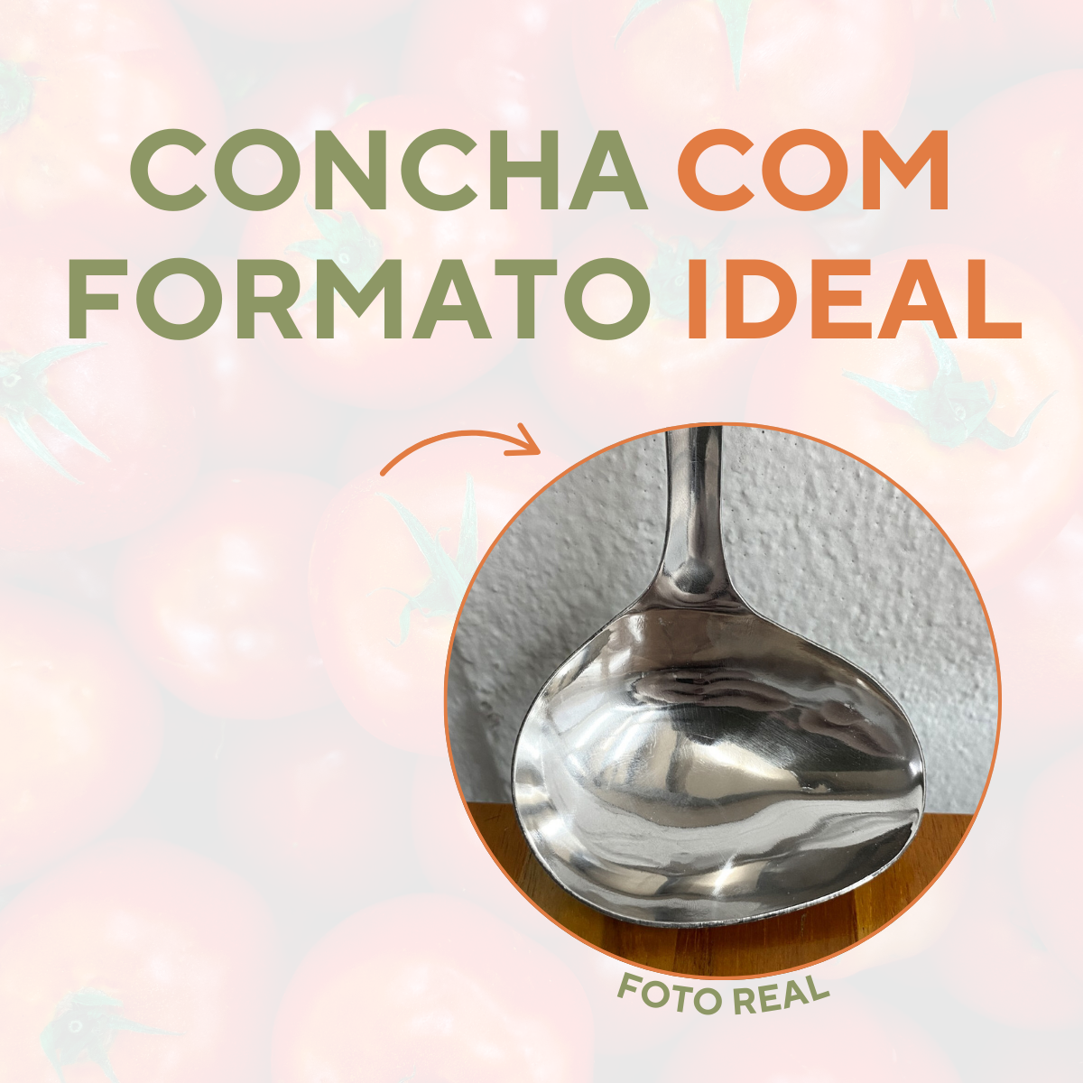 Concha Lira 25ml Aço Inox Molhos Chocolate