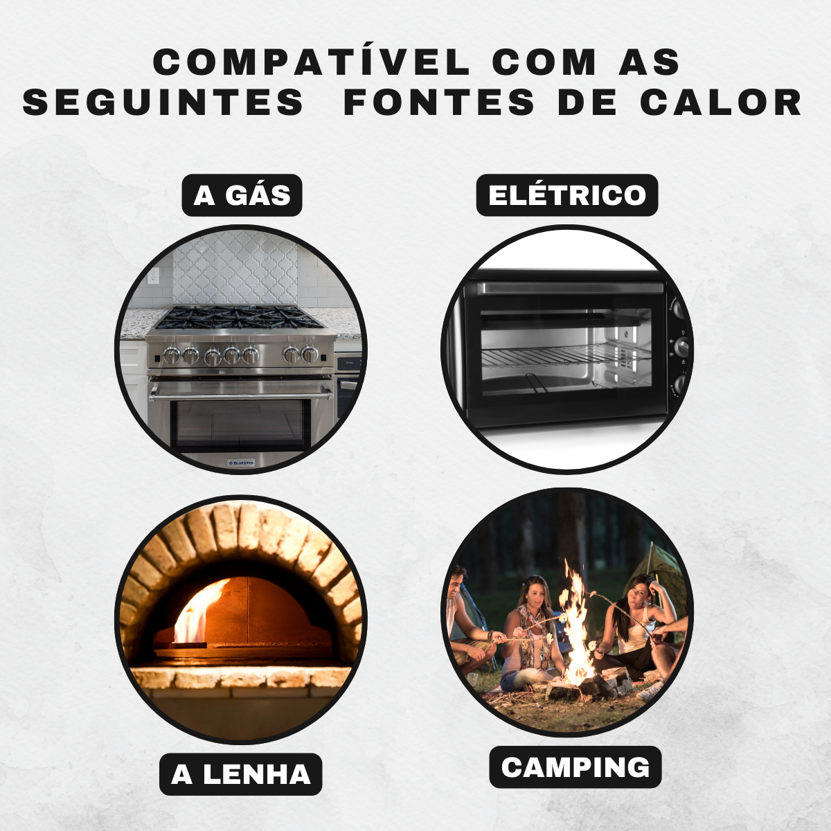 Frigideira Ferro Fundido 36cm S/Tampa - A Gourmet