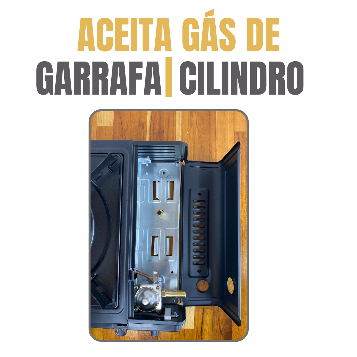 Fogareiro a Gás 1 Boca Maleta