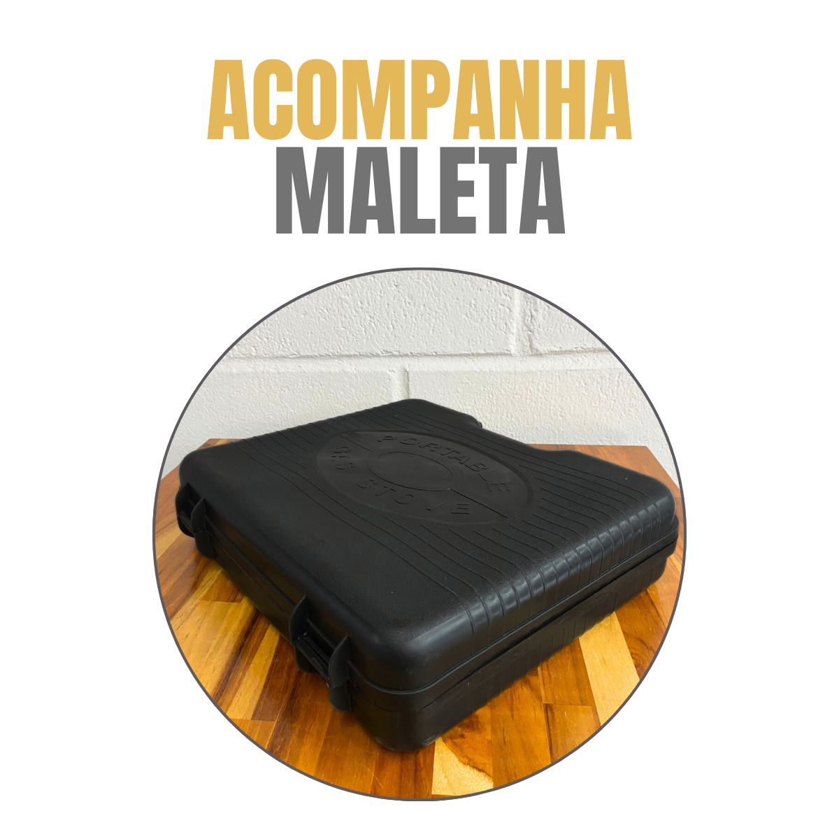 Fogareiro a Gás 1 Boca Maleta