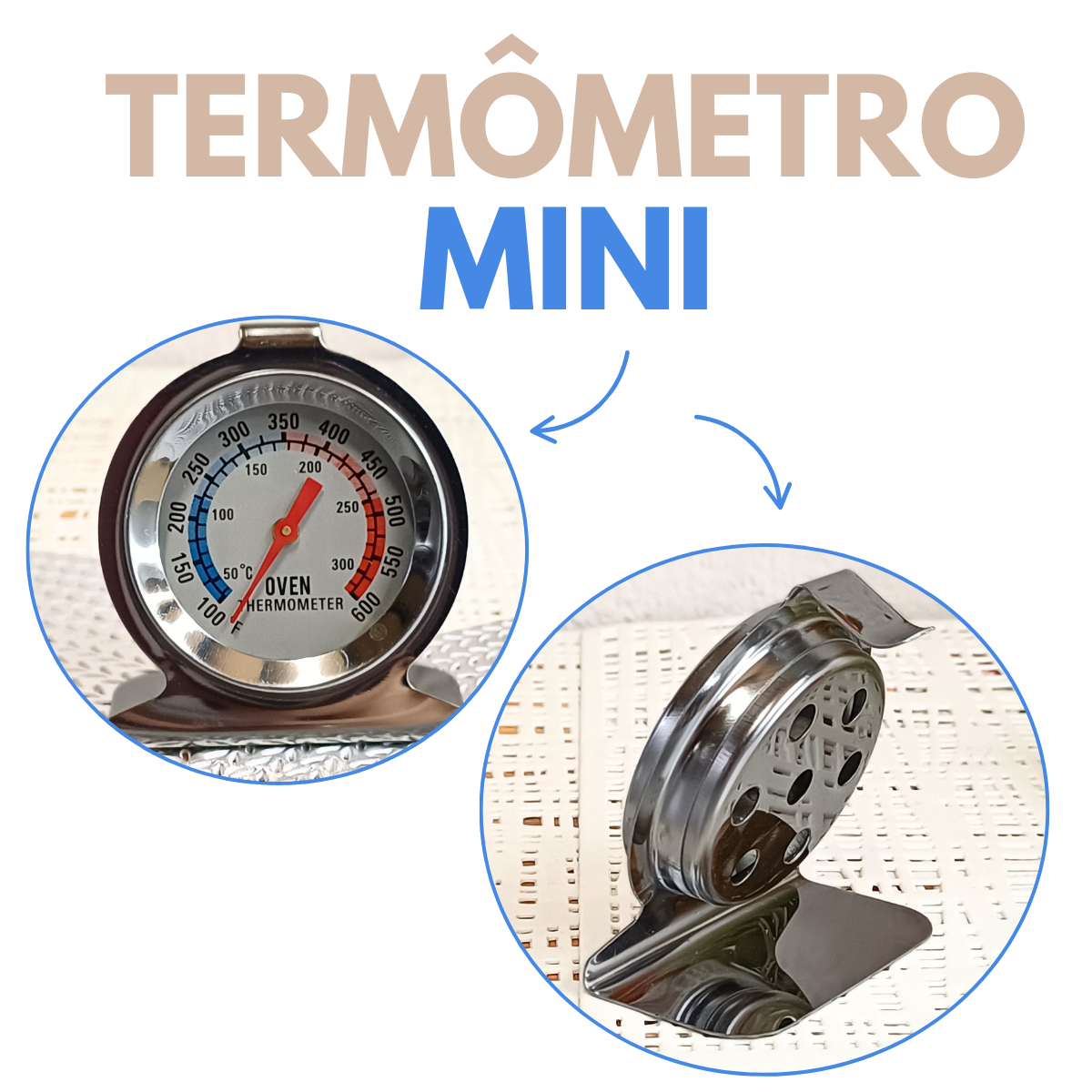 Termômetro Culinario até 300°c