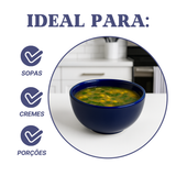Tigela em Porcelana Japonesa Azul 500ml