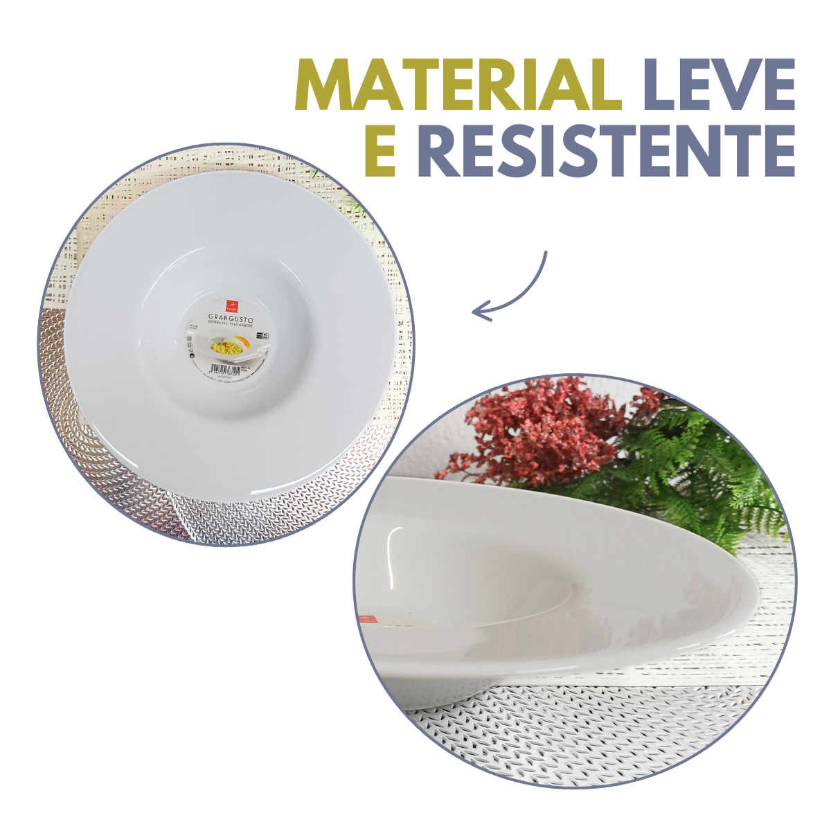 Prato Risoto 27cm em Vidro Temperado 300ML