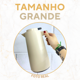 Garrafa Térmica Vercelli Bege 1 Litro