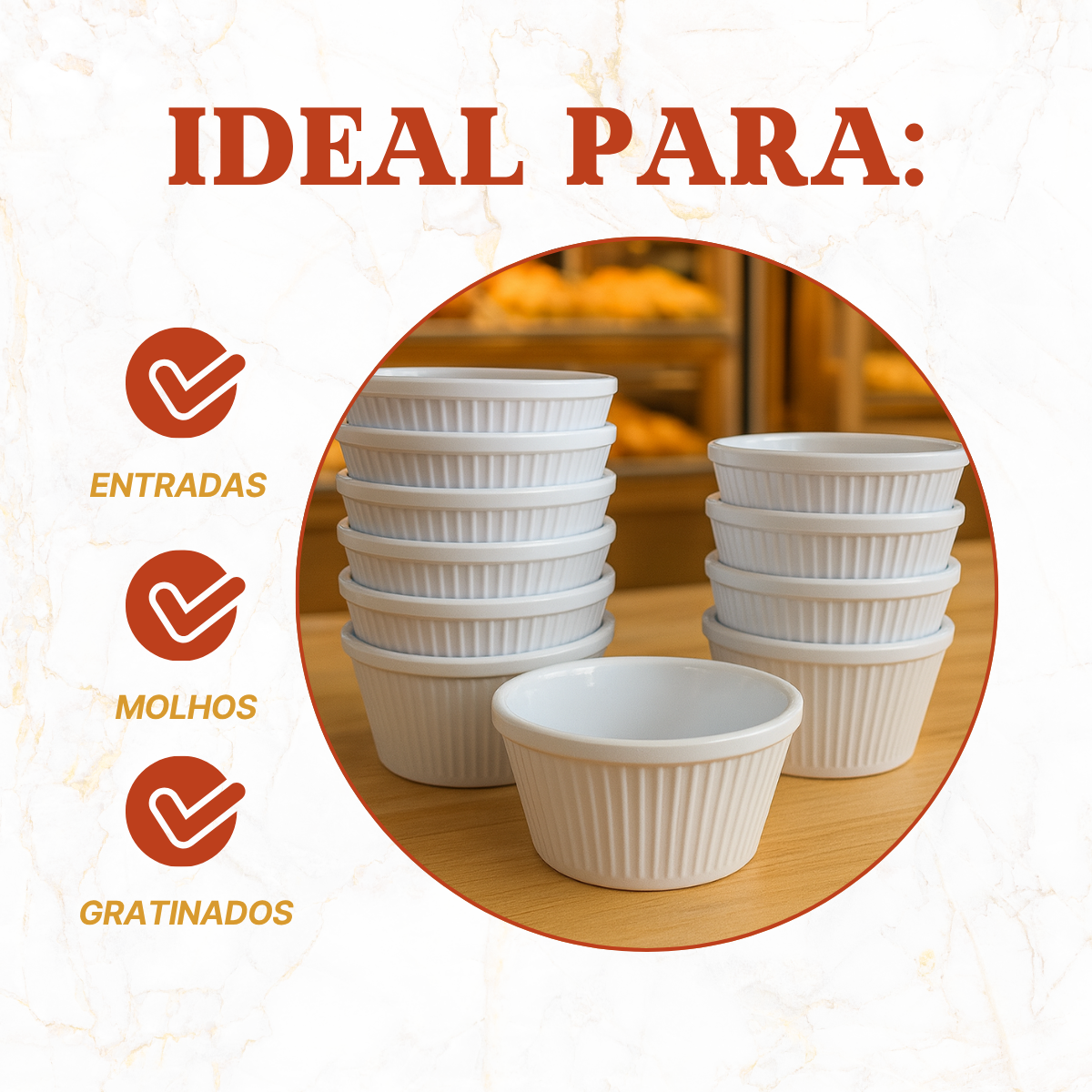 Ramequim Melamina 180ml