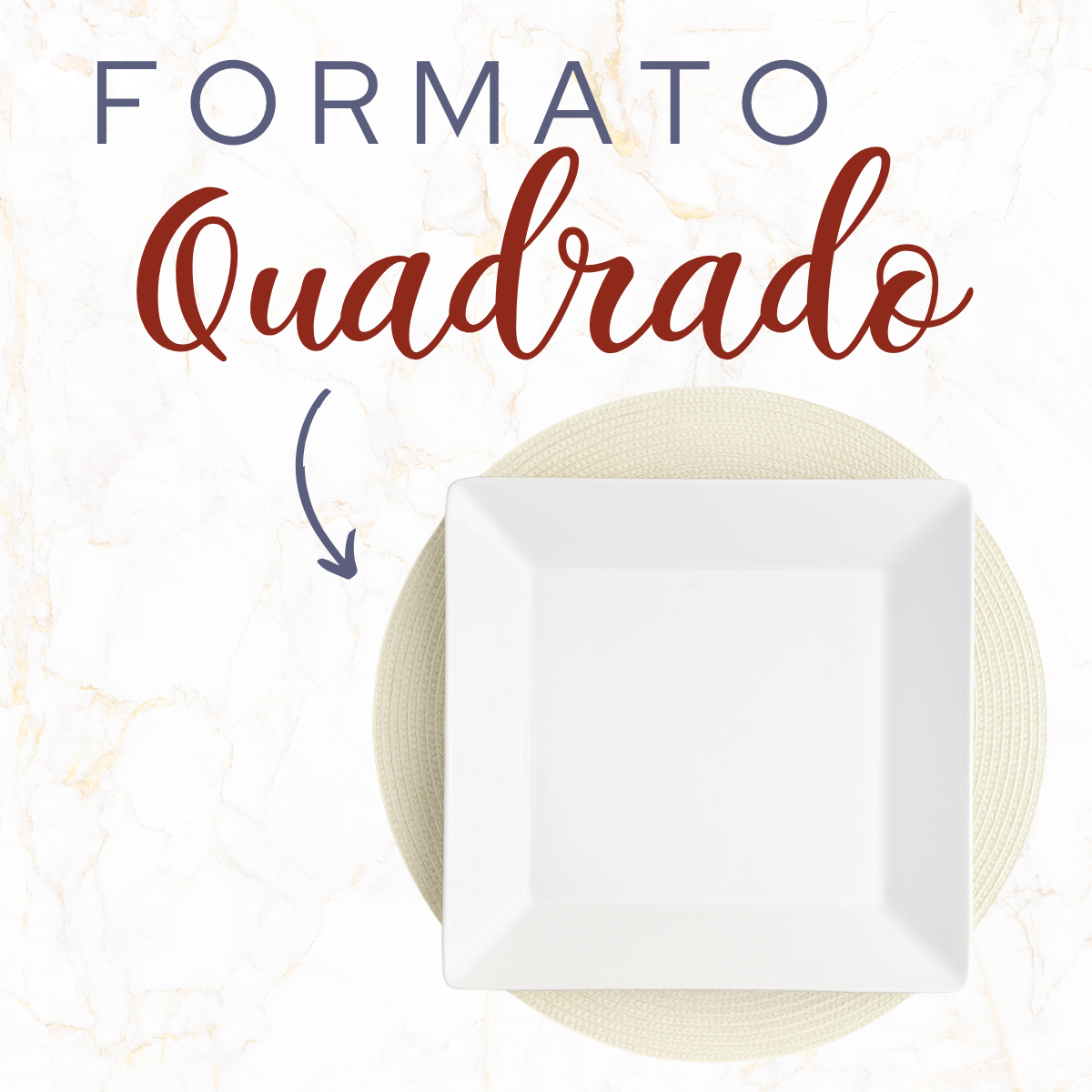 Prato Sobremesa Quartier Porcelana