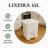 Lixeira Com Pedal 15 Litros