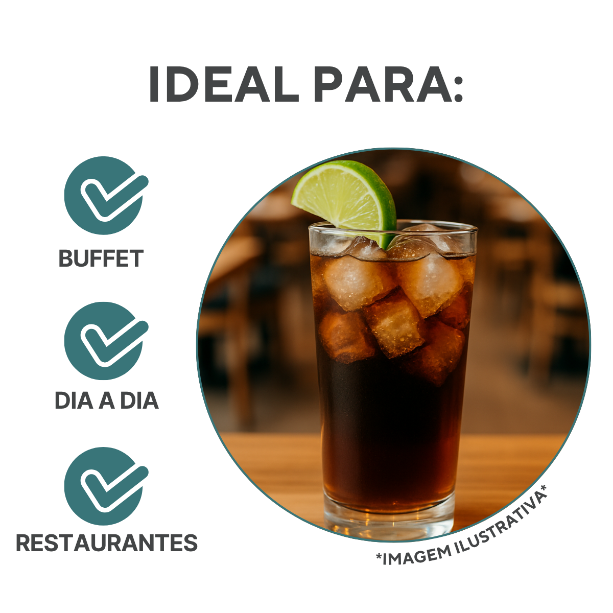Copo Long Drink 390ml de Vidro