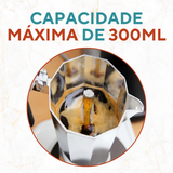 Cafeteira Italiana alumínio 300ml