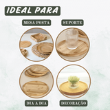 Prato Bambu PP 18cm - A Gourmet