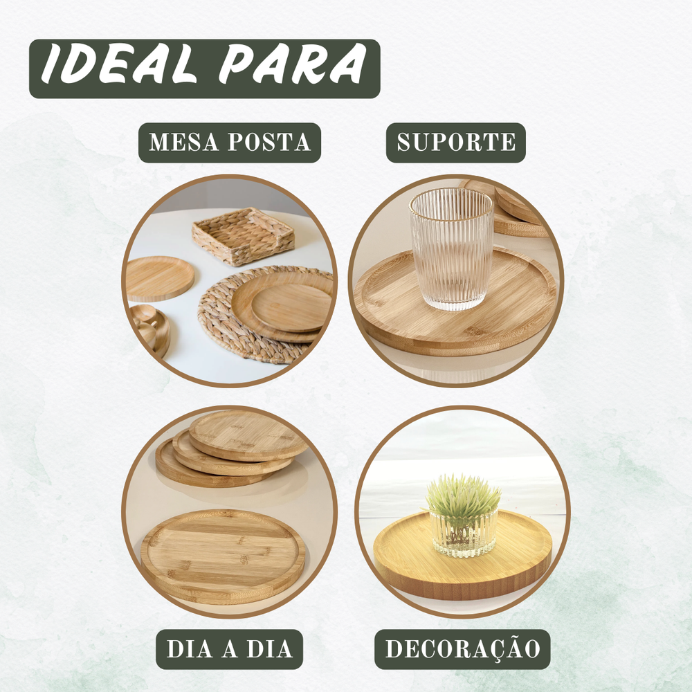 Prato Bambu PP 18cm - A Gourmet