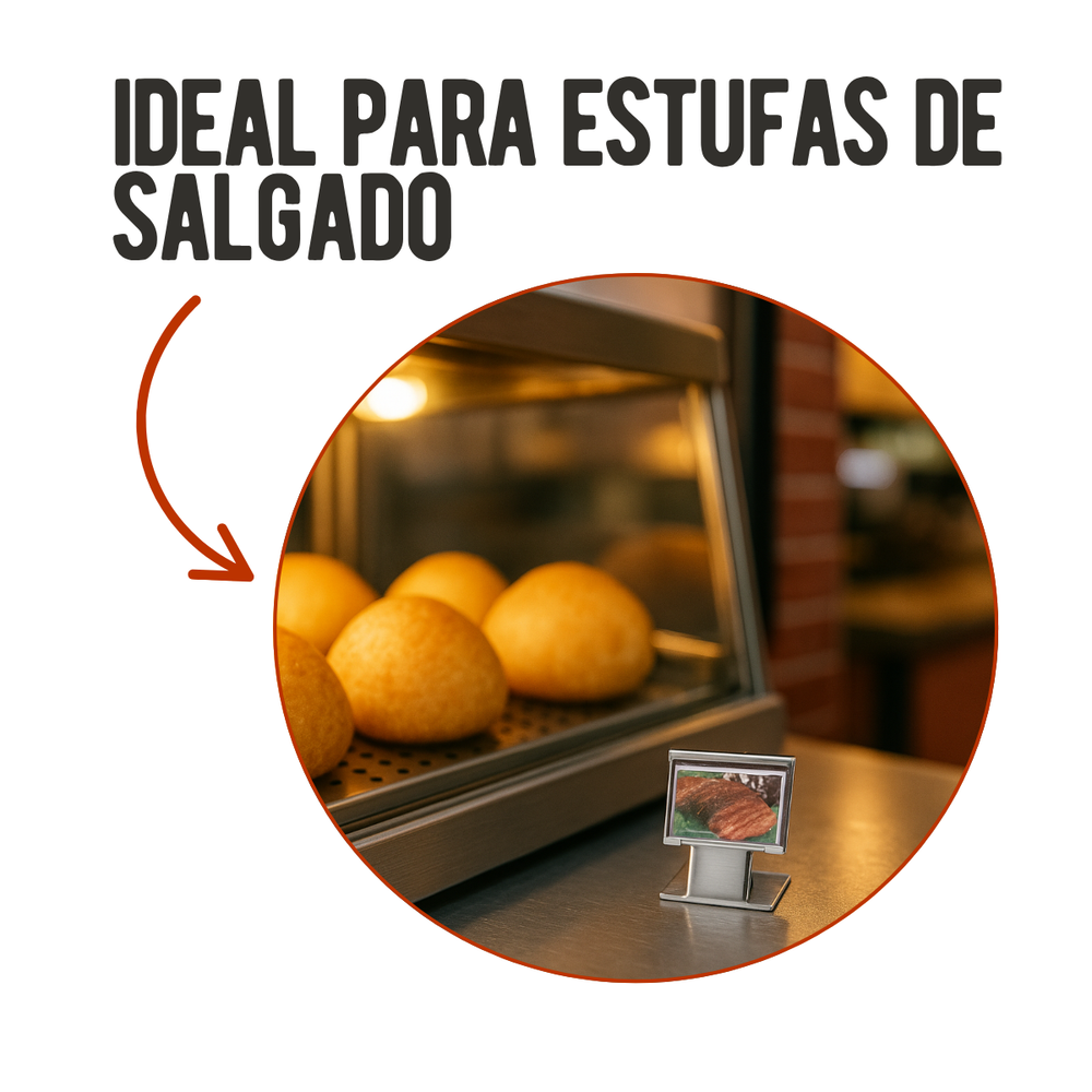 Mini Display de mesa e estufa de salgado Alissan Acessorios P/ Mesa