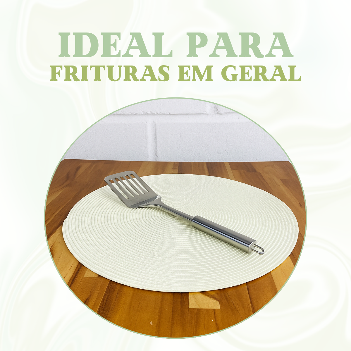Espatula Vazada 31cm Inox