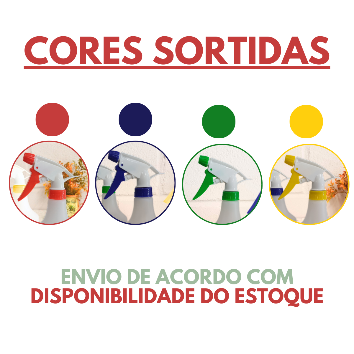 Pulverizador Sortido 500ml