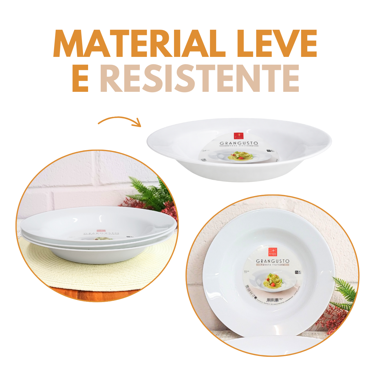 Prato Massa Vidro Temperado 600ml