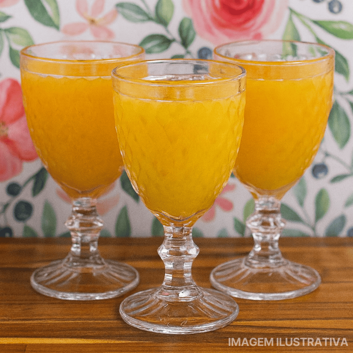 Taça de Vidro Bico Abacaxi 230ml