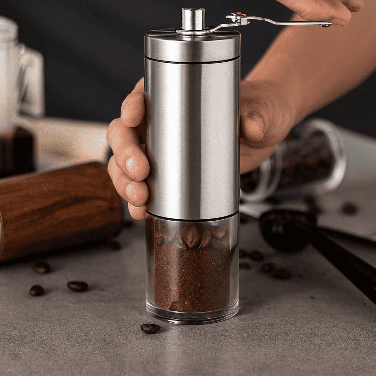 Moedor manual café Ajustável
