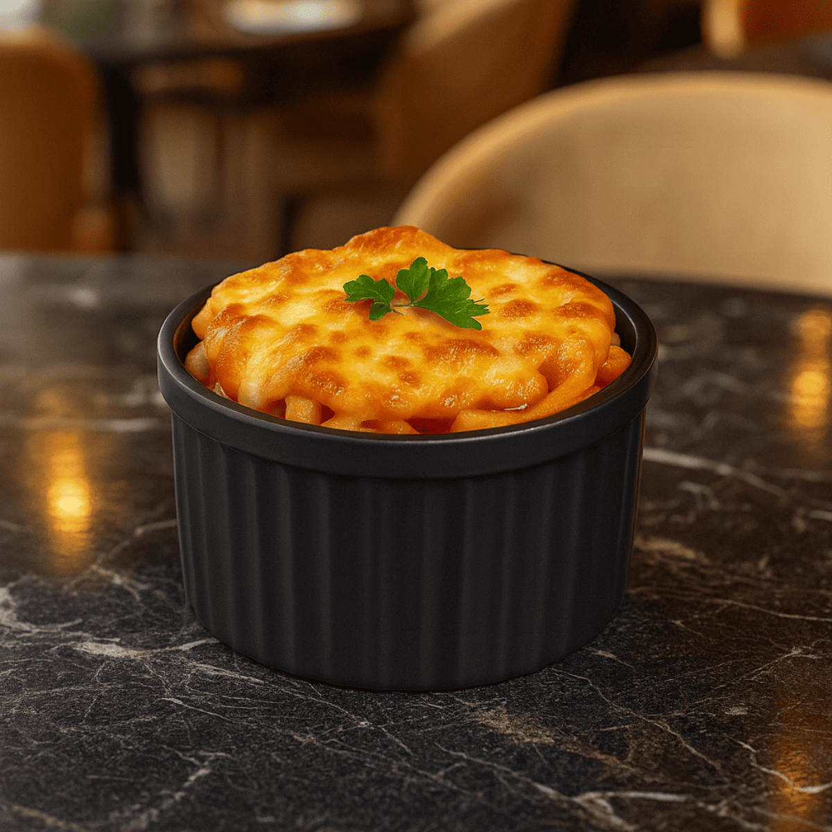 Ramequim Preto de Polipropileno 70ml