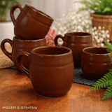 Caneca Ceramica Refrataria 200ml