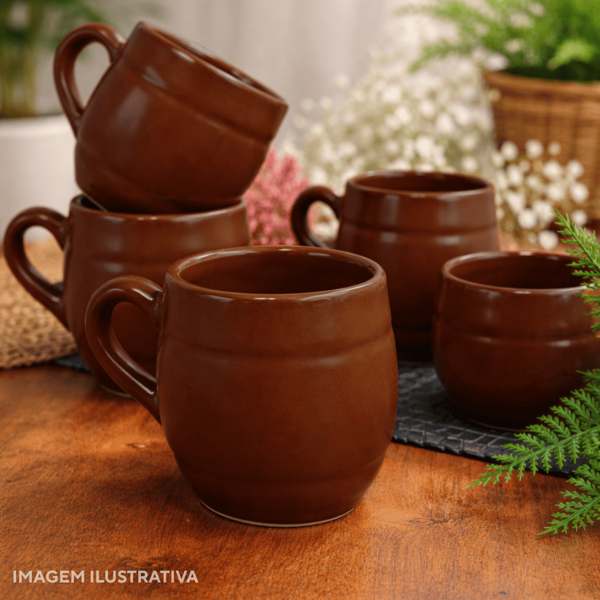 Caneca Ceramica Refrataria 200ml