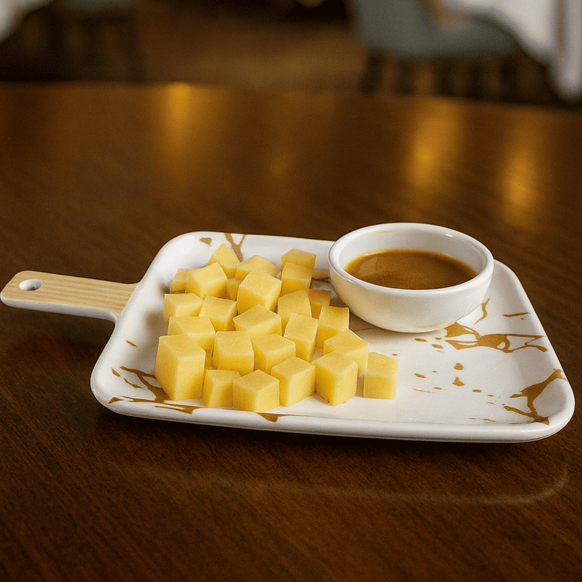 Travessa Melamina Marmorizada