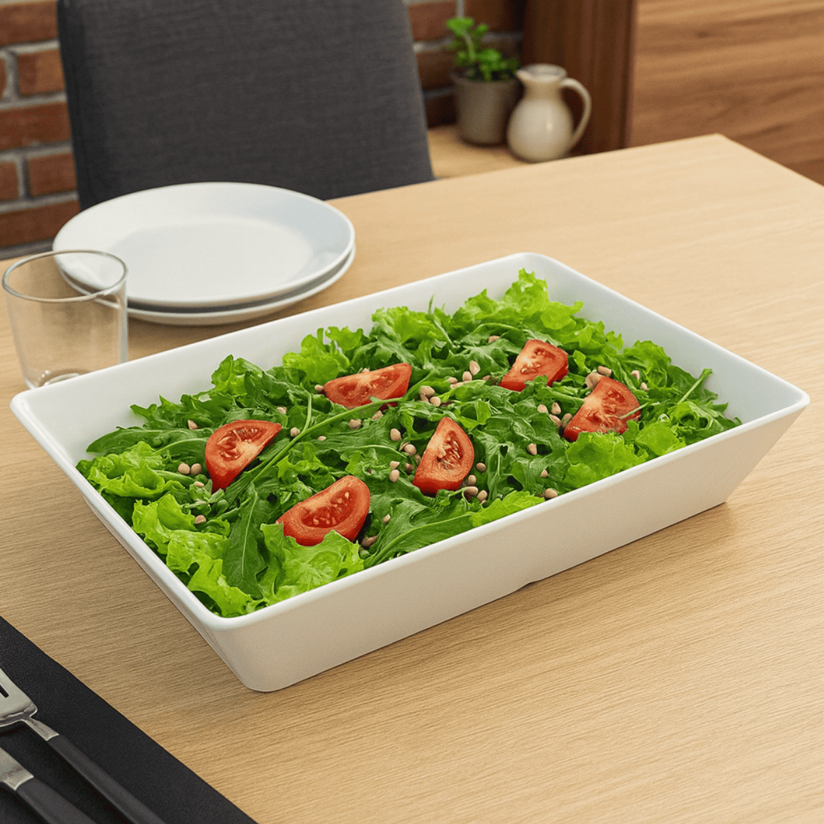 Saladeira Retangular Melamina