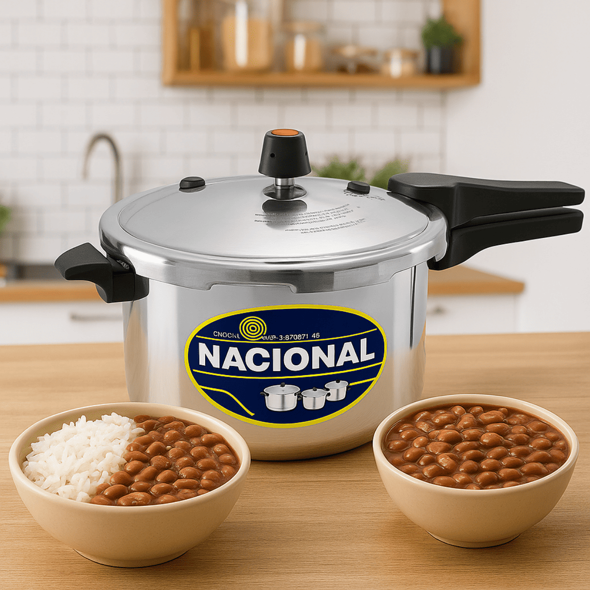 Panela pressão 7L alumínio polido