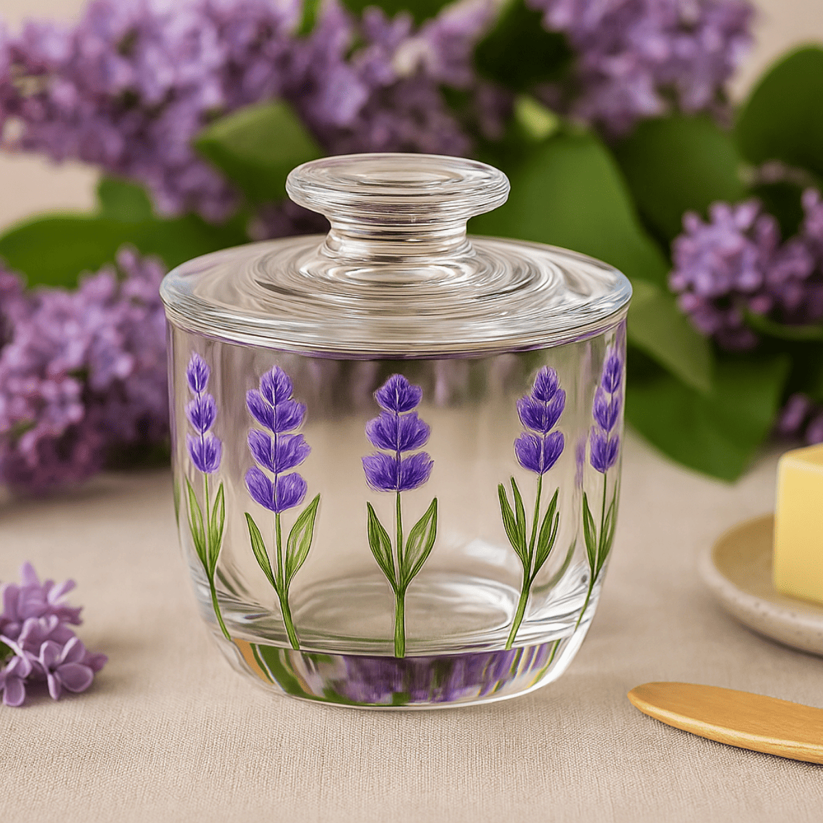 Manteigueira francesa lavanda