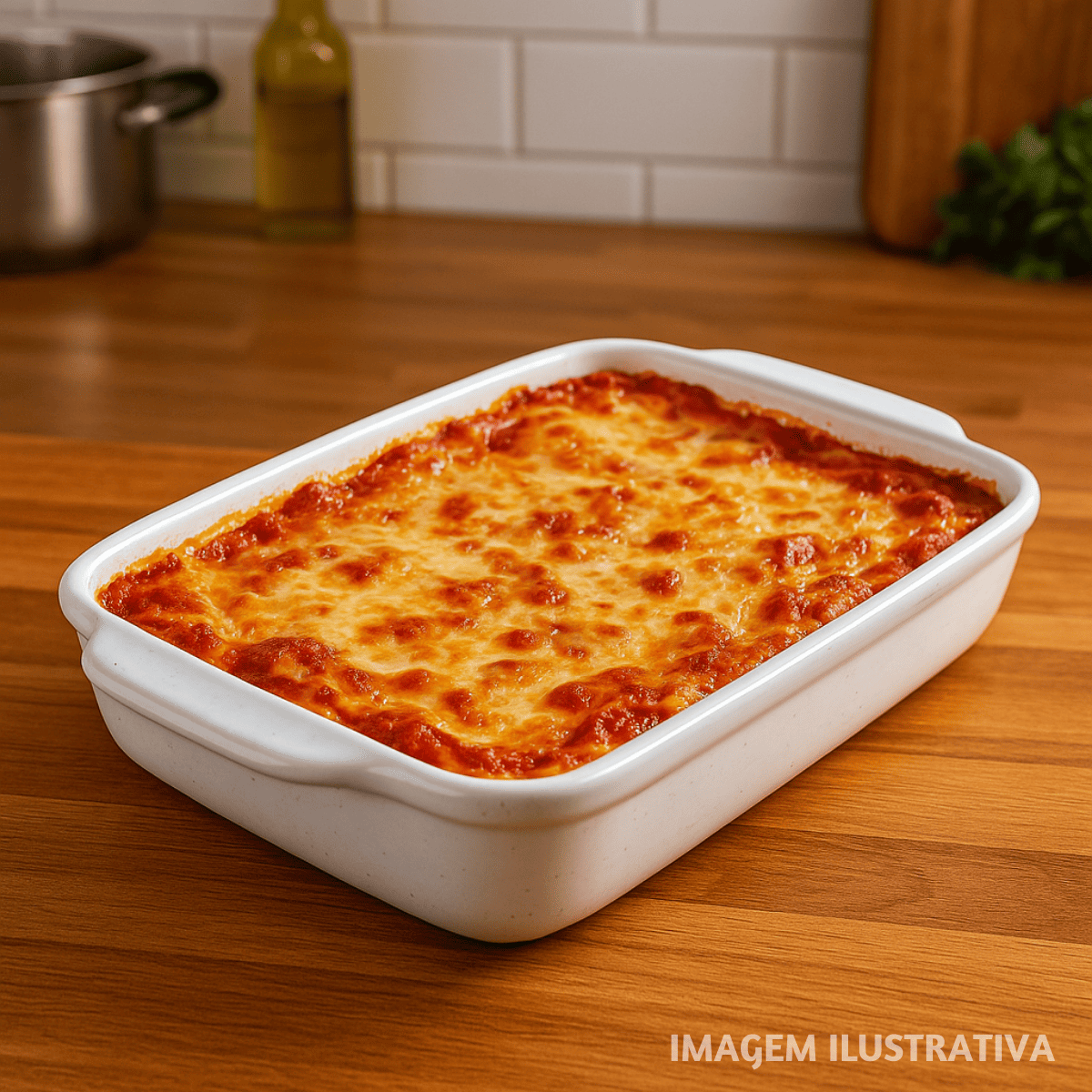 Travessa Retangular Cerâmica Refratária