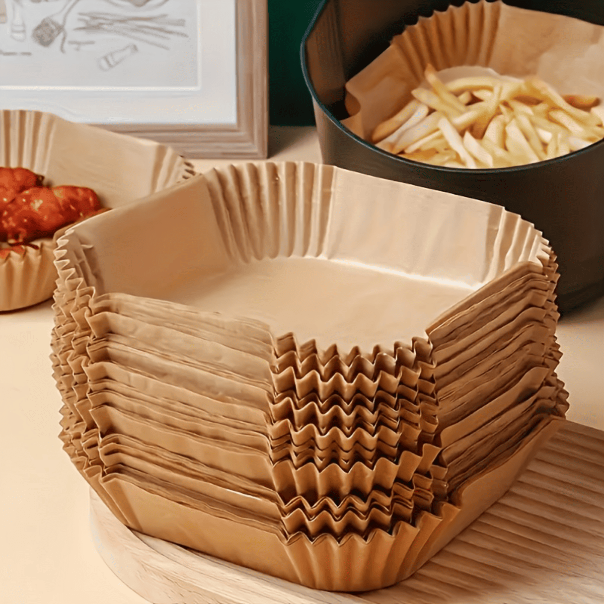 50 Forma Descartável AirFryer