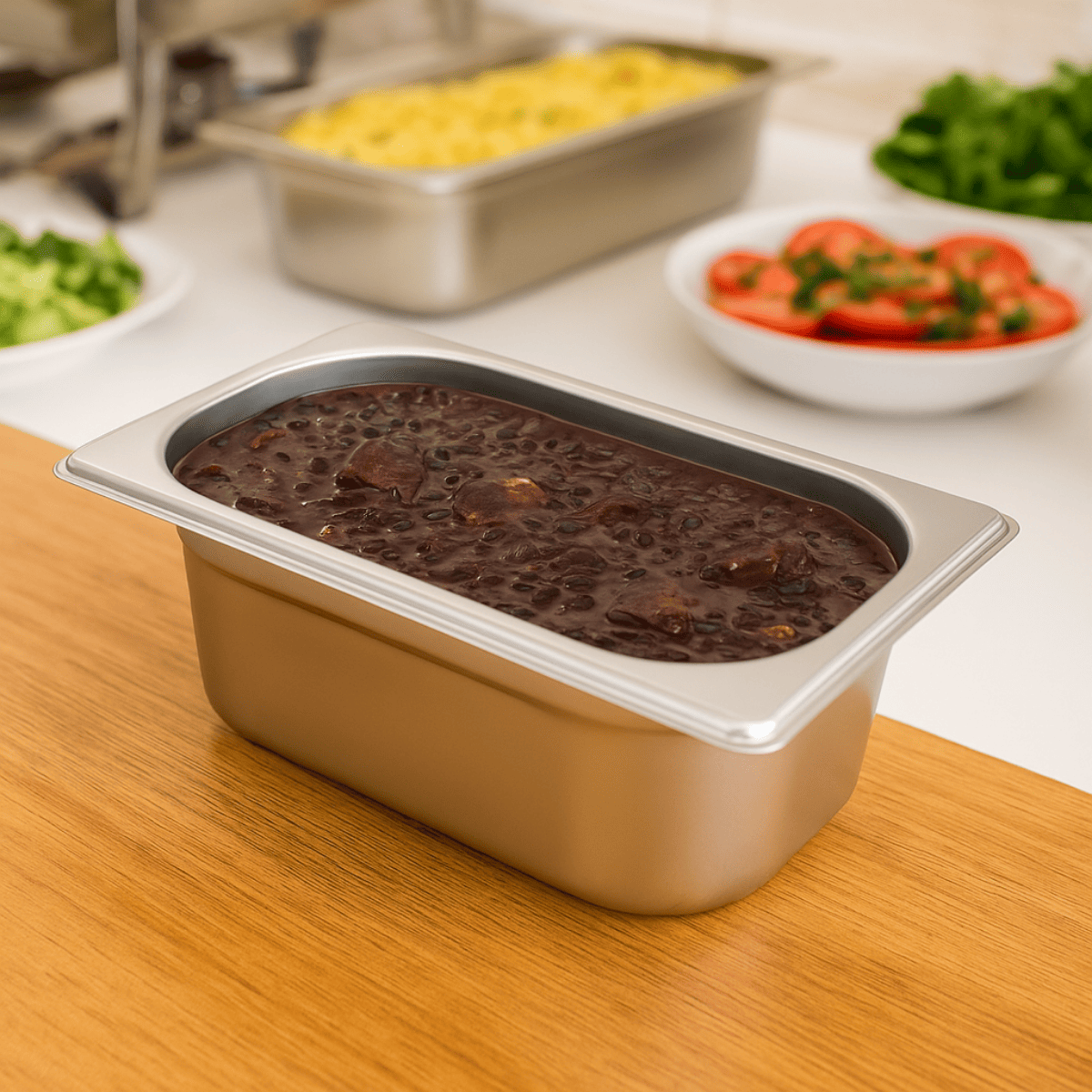 Cuba Aço Inox 1/4 100mm