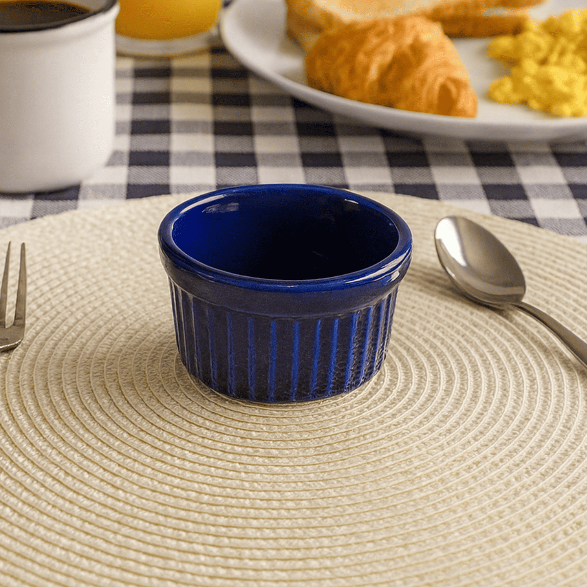 Ramequim Porcelana 40ml Azul