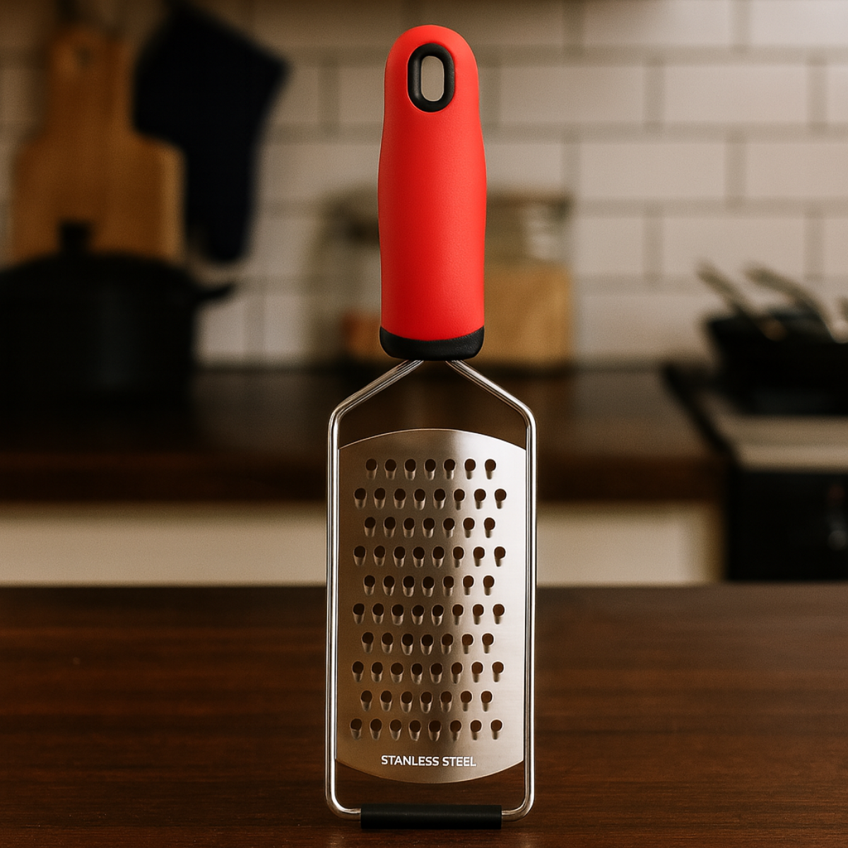 Ralador alimentos 1 face aço inox