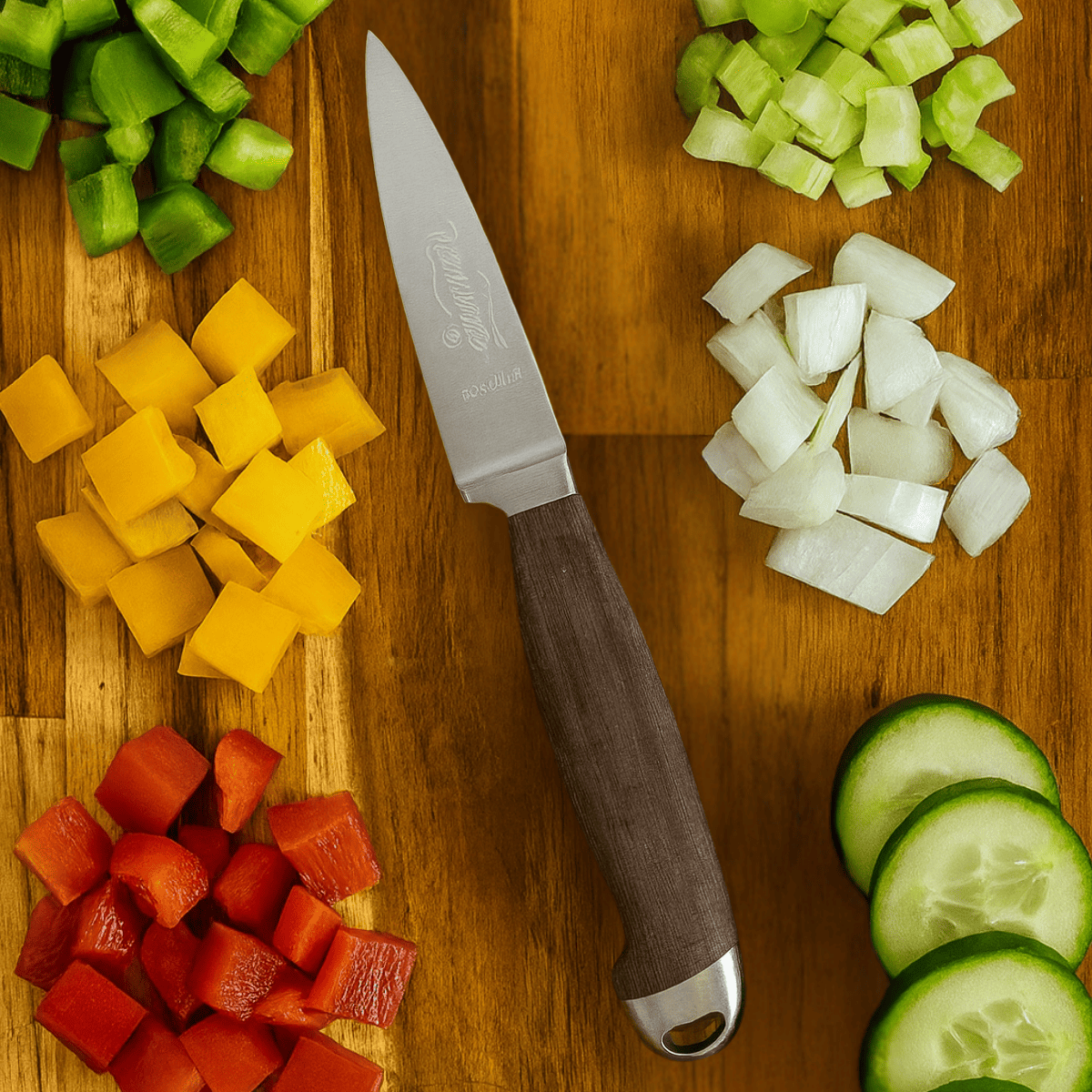 Faca Legumes Renaissance Marrom