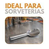 Colher Pegador de Sorvete Sorveteria Aluminio