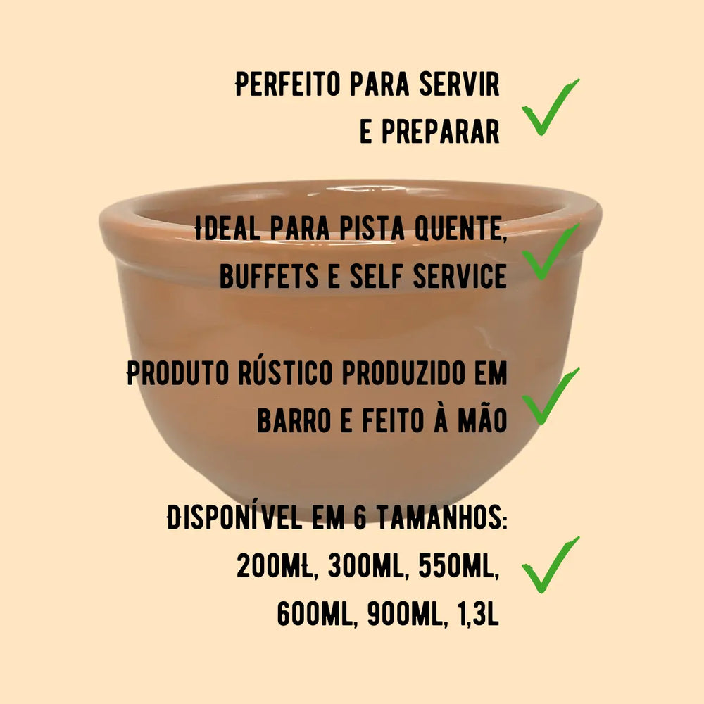 Cumbuca Alta Barro N°3 Motta