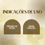 Pá Pizza 35cm Pinus - A Gourmet