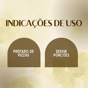 Pá Pizza 35cm Pinus - A Gourmet