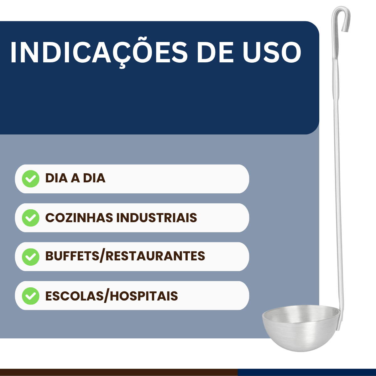 Concha em Aluminio N10 Hotel