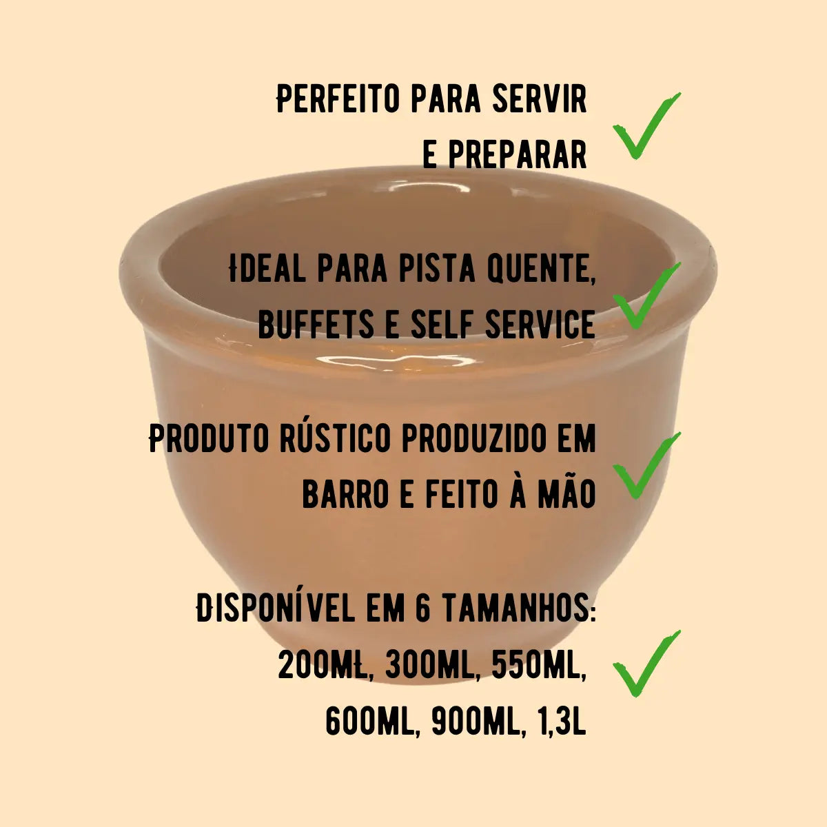 Cumbuca Alta Barro N°2