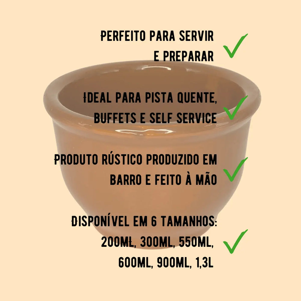 Cumbuca Alta Barro N°2 Motta