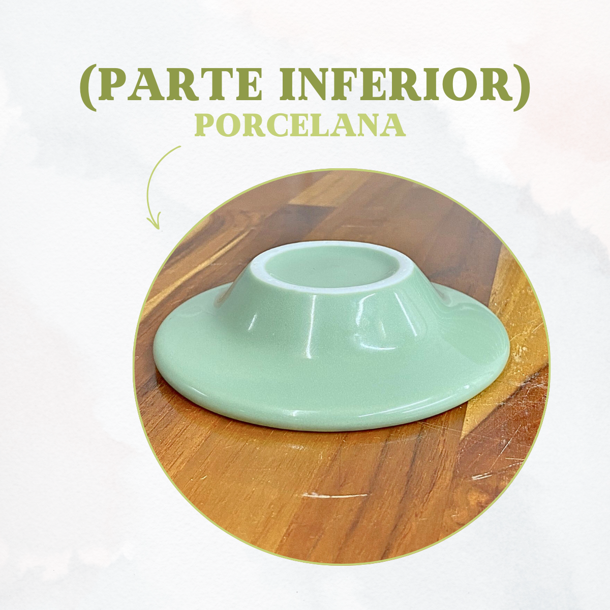 Pires Chapéu Verde em Porcelana 40ml
