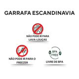 Garrafa Térmica Escandinávia Preta - A Gourmet