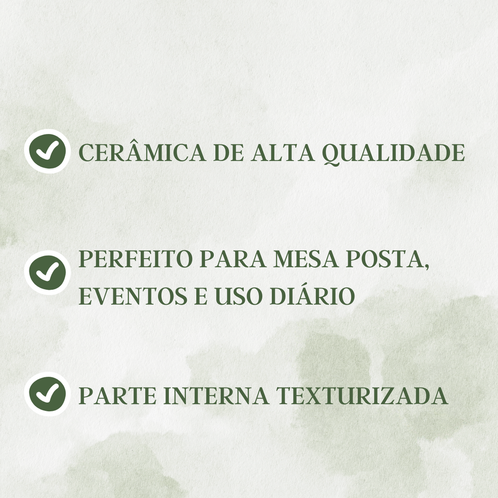 Tigela Flat Oasis Cerâmica 600ml - A Gourmet