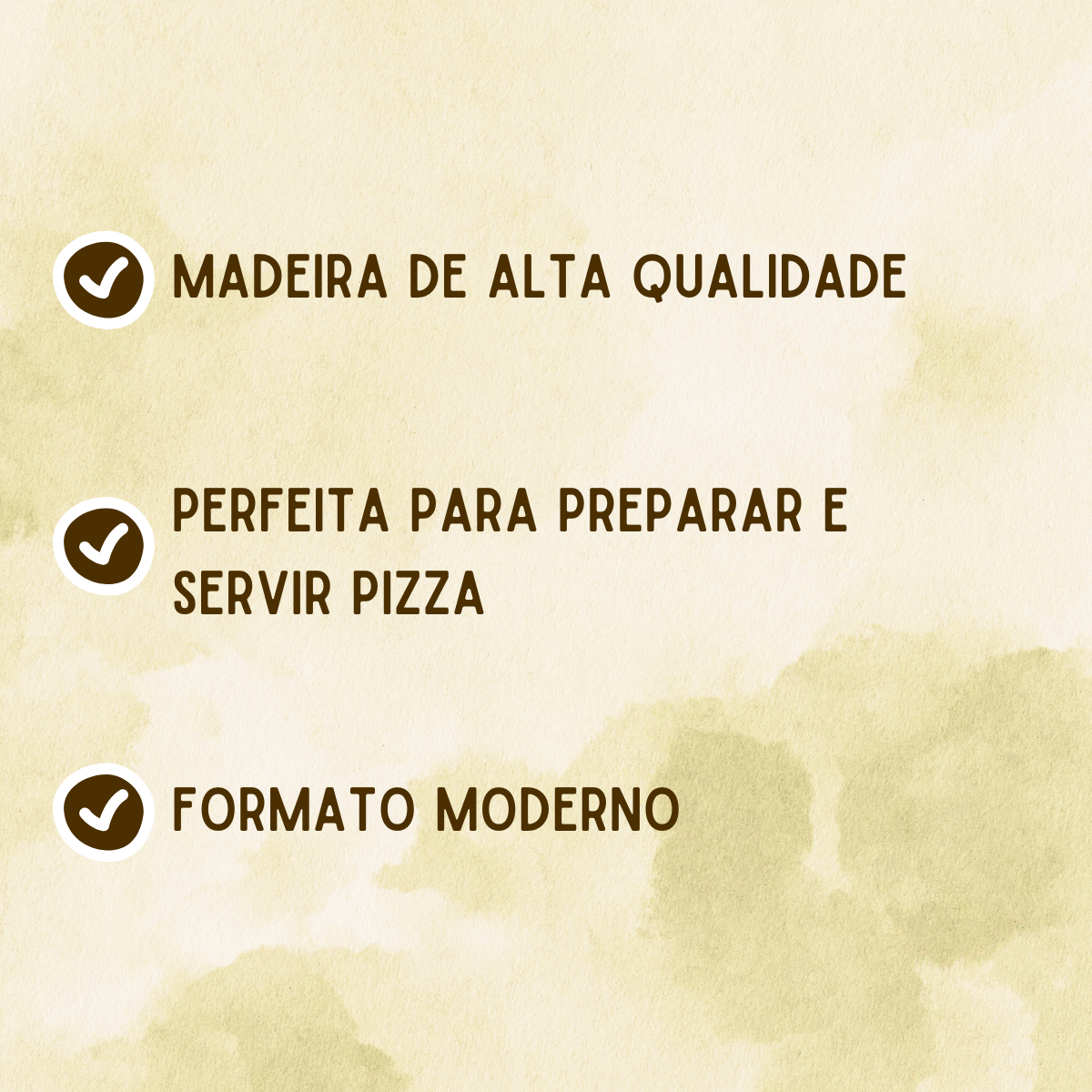 Pá Pizza 35cm Pinus - A Gourmet