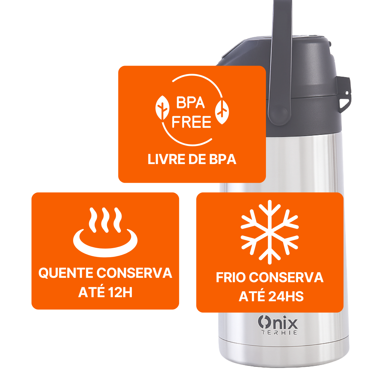 Garrafa Inox Premium 1,9L - A Gourmet