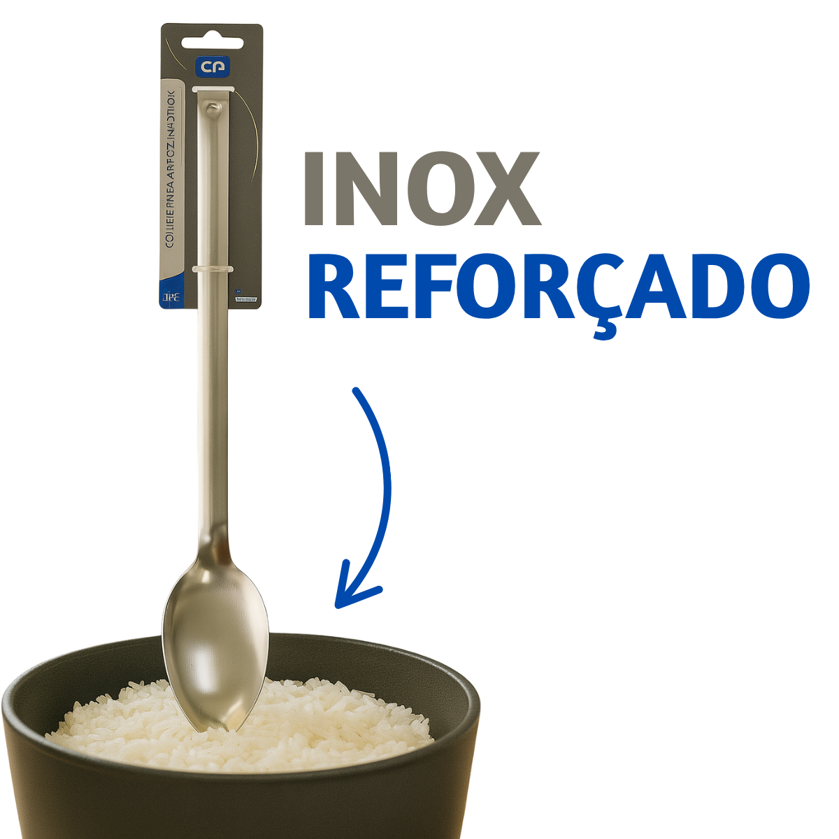 Colher Arroz Virola 38cm